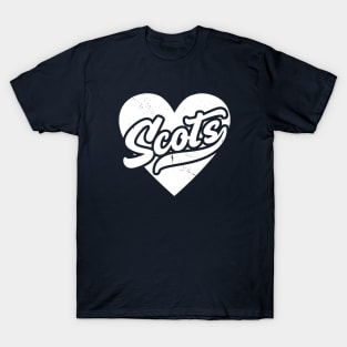 Vintage Scots School Spirit // High School Football Mascot // Go Scots T-Shirt